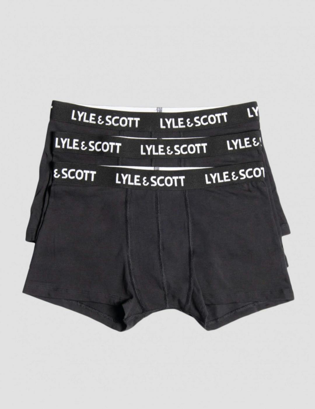 Boxed Solid 3 Pair Boxers